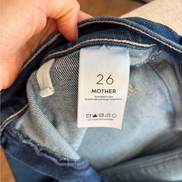 MOTHER High Rise Blue Jeans - Picture 7 of 7